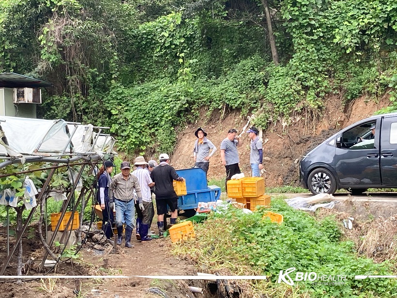 집중호우 수해현장 피해 복구 자원봉사활동 참여